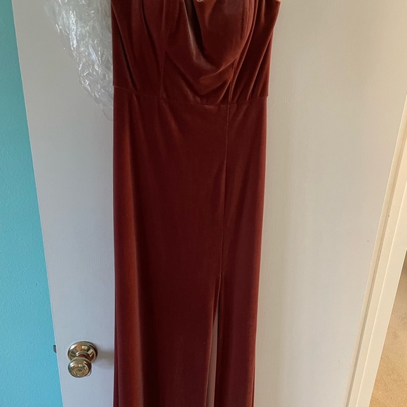 BHLDN Jenny Yoo Issa Velvet bridesmaid Dress - Picture 8 of 15